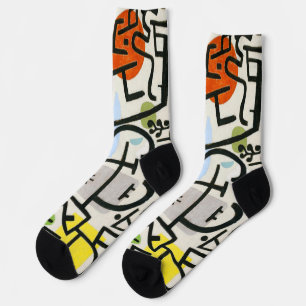 Paul Klee Reicher Hafen Abstracter Expressionismus Socken