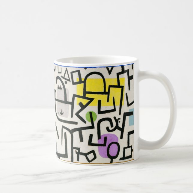 Paul Klee Rich Harbour Abstrakter Expressionismus Kaffeetasse (Rechts)
