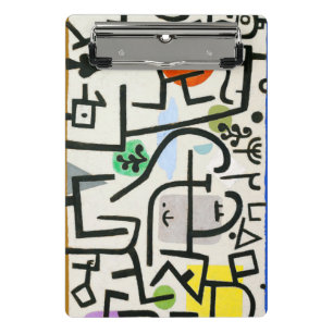 Paul Klee Rich Harbour Abstrakter Expressionismus Mini Klemmbrett