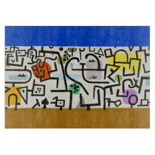 Paul Klee Rich Harbour Abstrakter Expressionismus Schneidebrett