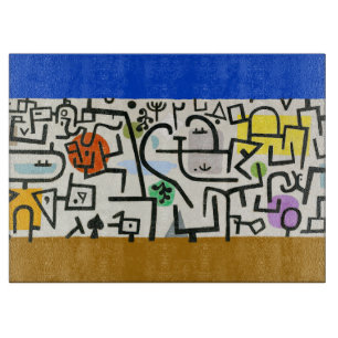 Paul Klee Rich Harbour Abstrakter Expressionismus Schneidebrett