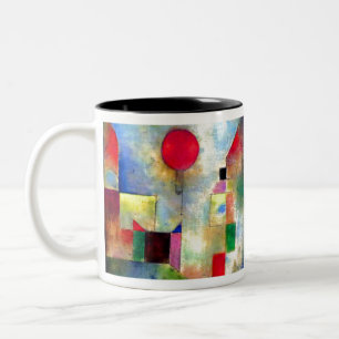 Paul Klee-Rot-Ballon Zweifarbige Tasse