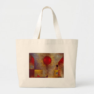 Paul Klee Roter Ballon Abstrakte Bunte Kunst  Jumbo Stoffbeutel
