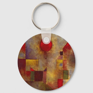 Paul Klee Roter Ballon Abstrakte Bunte Kunst  Schlüsselanhänger