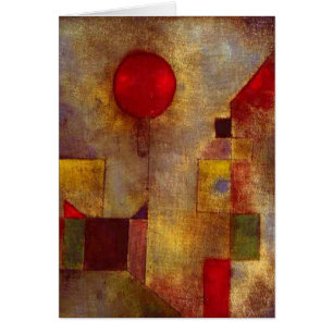 Paul Klee Roter Ballon Abstrakte Farbige Kunst