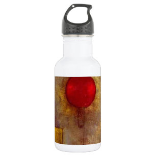Paul Klee Roter Ballon Abstrakte Farbige Kunst  Edelstahlflasche