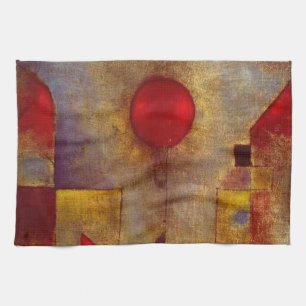 Paul Klee Roter Ballon Abstrakte Farbige Kunst  Geschirrtuch
