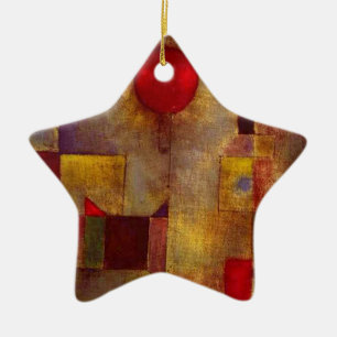 Paul Klee Roter Ballon Abstrakte Farbige Kunst Keramik Ornament