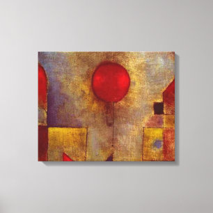 Paul Klee Rotes Ballon Abstrakt Farbige Kunst  Leinwanddruck
