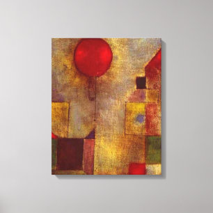 Paul Klee Rotes Ballon Abstrakt Farbige Kunst  Leinwanddruck