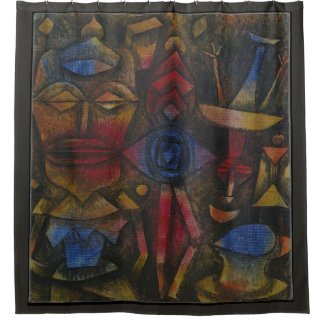 Paul Klee Sammlung von Figurinen Duschvorhang