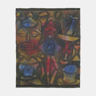 Paul Klee Sammlung von Figurinen Fleecedecke