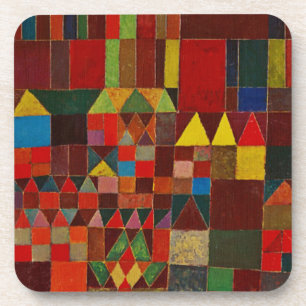 Paul Klee Schloss und Sonne Getränkeuntersetzer