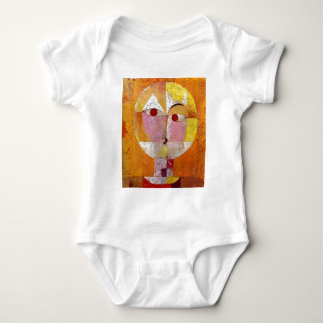 Paul Klee Senecio Painting Baby Strampler (Vorderseite)