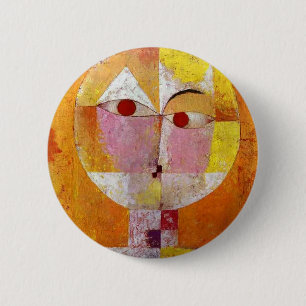 Paul Klee Senecio Painting Button
