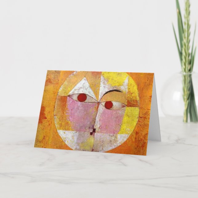 Paul Klee Senecio Painting Karte (Vorderseite)