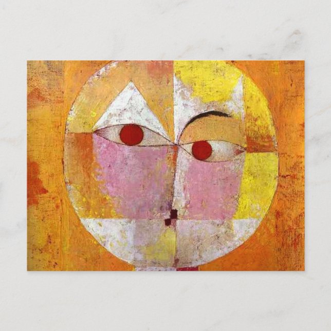 Paul Klee Senecio Painting Postkarte (Vorderseite)