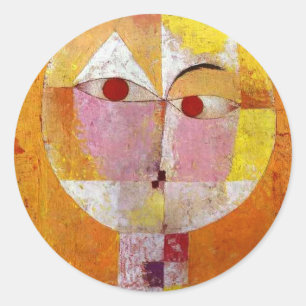 Paul Klee Senecio Painting Runder Aufkleber
