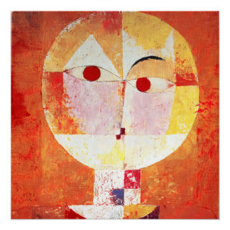 Paul Klee Senecio Poster