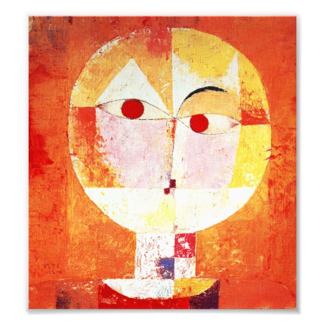 Paul Klee Senecio Print Fotodruck (Vorne)