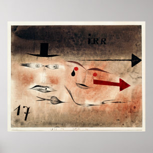 Paul Klee - Siebzehn, Verrückt, Poster