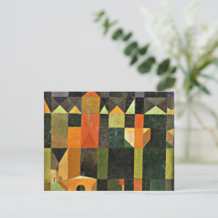 Paul Klee - Stadt der Türme Postkarte