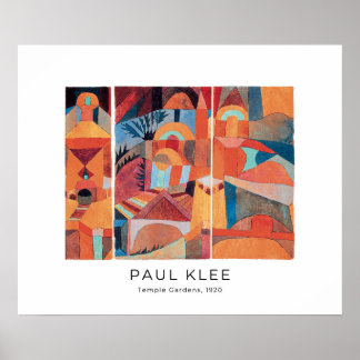 Paul Klee, Temple Gardens (1920) - Fine Art Poster