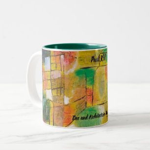 Paul Klee Tree und Architekturrhythmen Zweifarbige Tasse