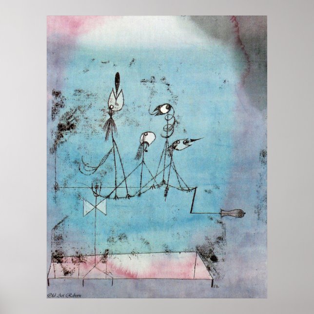 Paul Klee Twitter-Maschine Poster (Vorne)