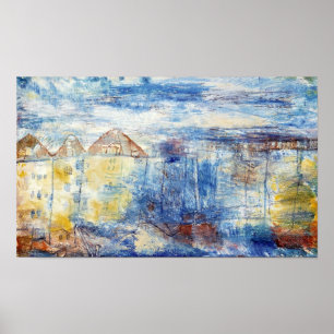 Paul Klee Vista A Una Plaza Poster