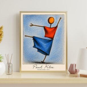 Paul Klee Vogelscheuchen-Poster Abstrakte modernis Poster