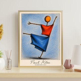 Paul Klee Vogelscheuchen-Poster Abstrakte modernis Poster