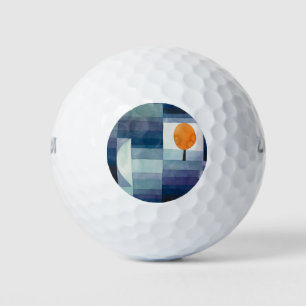 Paul Klee Vorbote des Herbstes Blau Moderne Abstra Golfball
