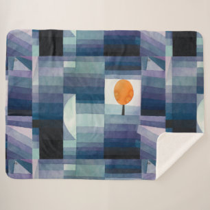 Paul Klee Vorbote des Herbstes Blau Moderne Abstra Sherpadecke