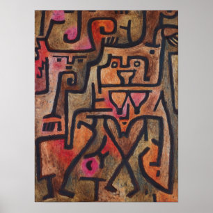 Paul Klee - Waldhexen Poster