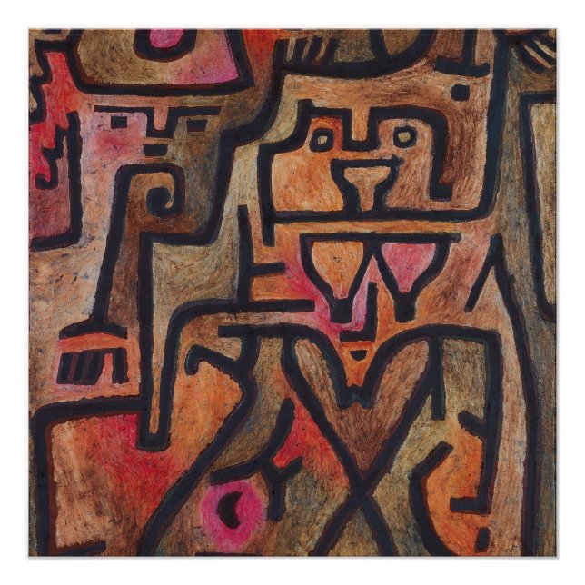 Paul Klee - Waldhexen Poster (Vorderseite)