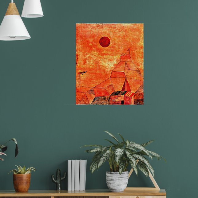 Paul Klees farbiges Bild, Marchen Poster (Wohnzimmer 1)