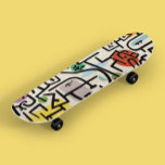 Paul Klees reichhaltiger Hafen - Coole Vintage Abs Skateboard<br><div class="desc">Für echte Kunstliebhaber! Cooles Vintages abstraktes Skateboard mit dem bunten abstrakten Gemälde Rich Port (1938) von Paul Klee. Ideal für eine Geschenkidee. Es handelt sich um ein Statement-Stück mit einer einzigartigen künstlerischen Touch. Es ist perfekt für Geburtstag, Feiertag, Weihnachten, Geburtstag, Hochzeit und vieles mehr. Für andere schöne Vintage Kunstgegenstände, Drucke...</div>