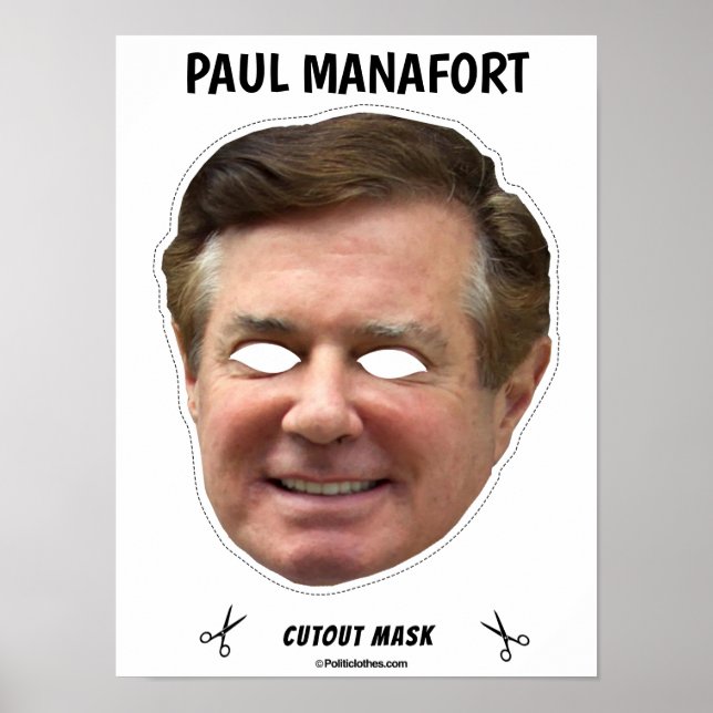 PAUL MANAFORT Halloween Mask Poster (Vorne)