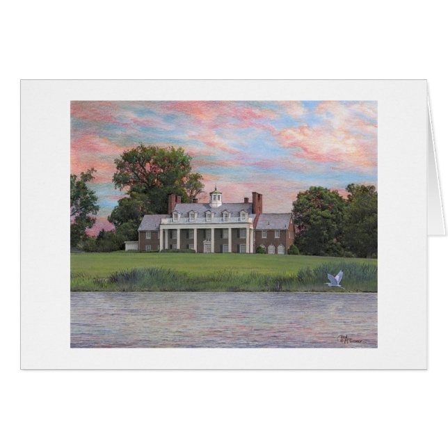 Paul McGehee "Bushfield Sunset"-Karte (Vorderseite (Horizontal))