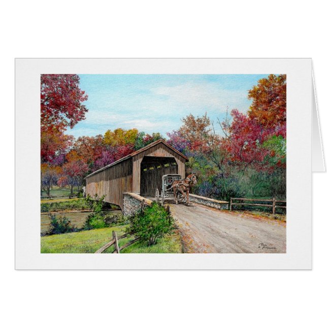 Paul McGehee Carte "La gloire de l'automne" (Devant Horizontal)