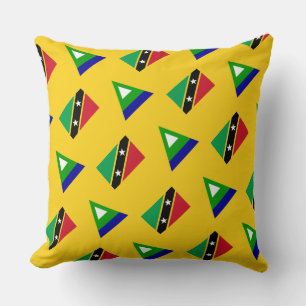 Paul McGehee Coussin du "drapeau Nevis"