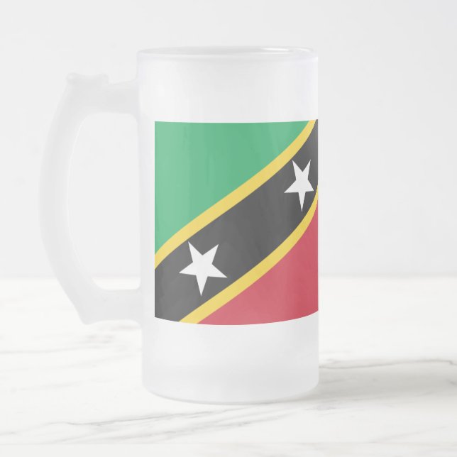 Paul McGehee "Drapeau St. Kitts & Nevis" Beer Mug (Gauche)