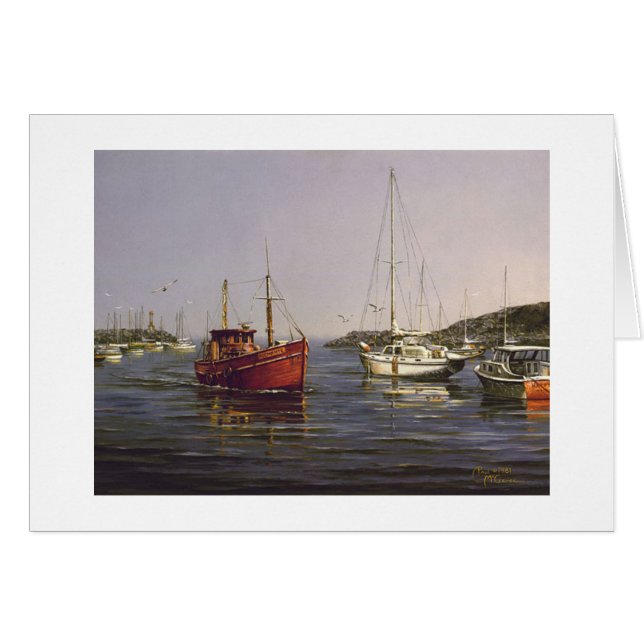 Paul McGehee "Entering Rockport" Card (Vorderseite (Horizontal))