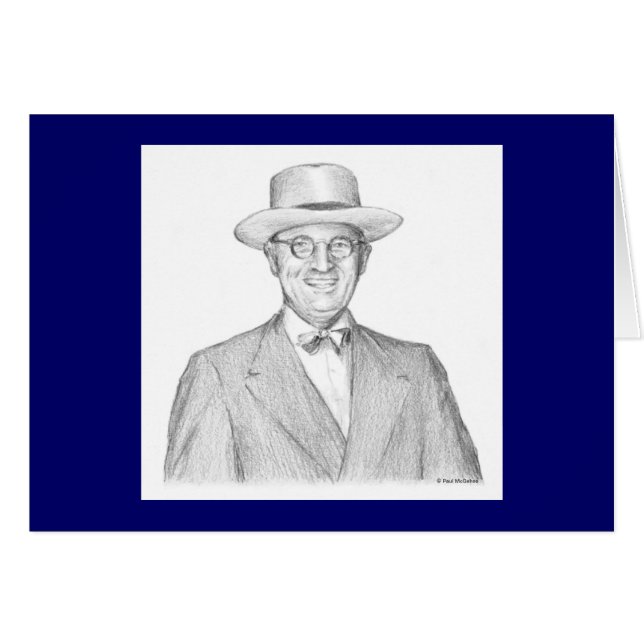 Paul McGehee "Harry S Truman" Card (Vorderseite (Horizontal))