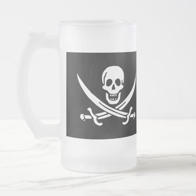Paul McGehee "Jolly roger" Pirate Beer Mug (Gauche)