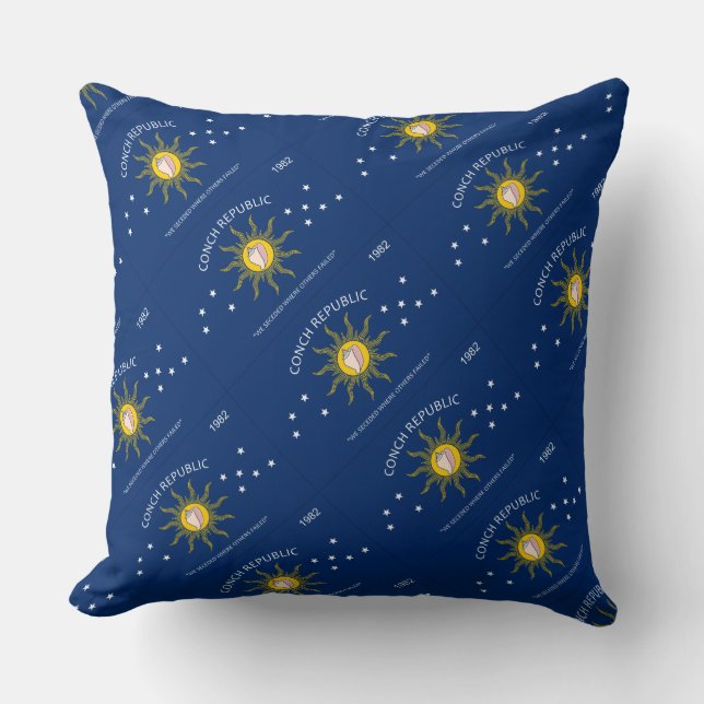 Paul McGehee "Key West Flag" Kissen (Vorderseite)