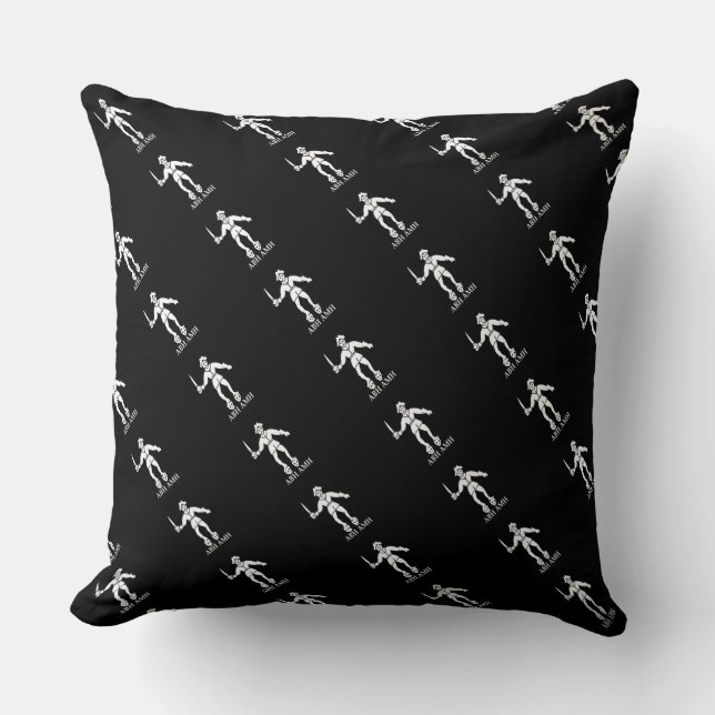 Paul McGehee "Le 2e drapeau du Black Bart" Coussin (Recto)