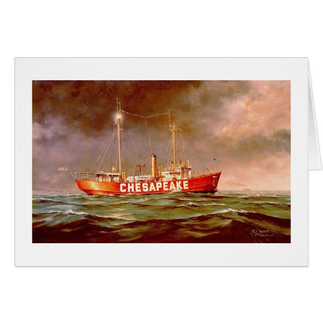 Paul McGehee "Lightship-"Chesapeake "" Karte (Vorderseite (Horizontal))