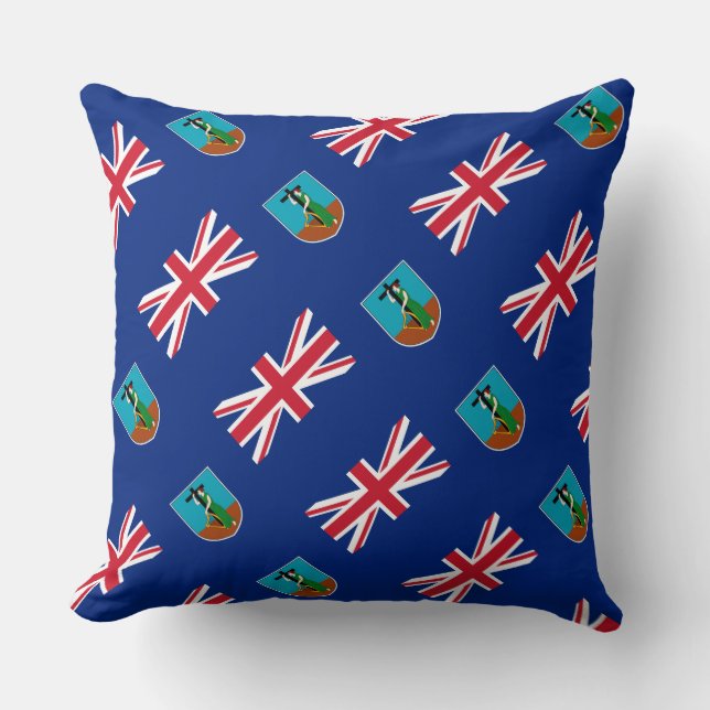 Paul McGehee "Montserrat Flag" Pillow Kissen (Vorderseite)
